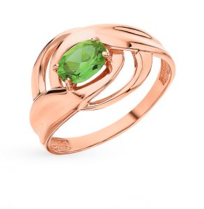 золотое кольцо с султанитами