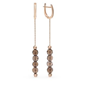 серебряные серьги с кварцем SOKOLOV 8510200008