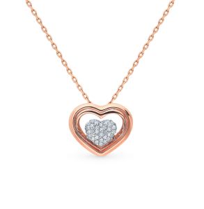 золотая подвеска с бриллиантами