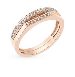 золотое кольцо с бриллиантами