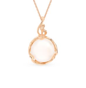 золотая подвеска с жемчугом