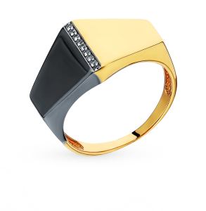 серебряное кольцо с фианитами