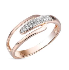 золотое кольцо с бриллиантами