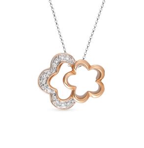 золотая подвеска с бриллиантами