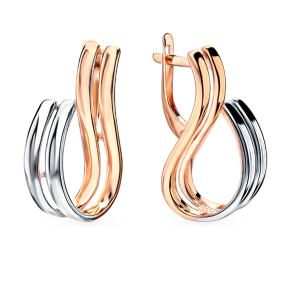 золотые серьги