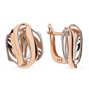 золотые серьги