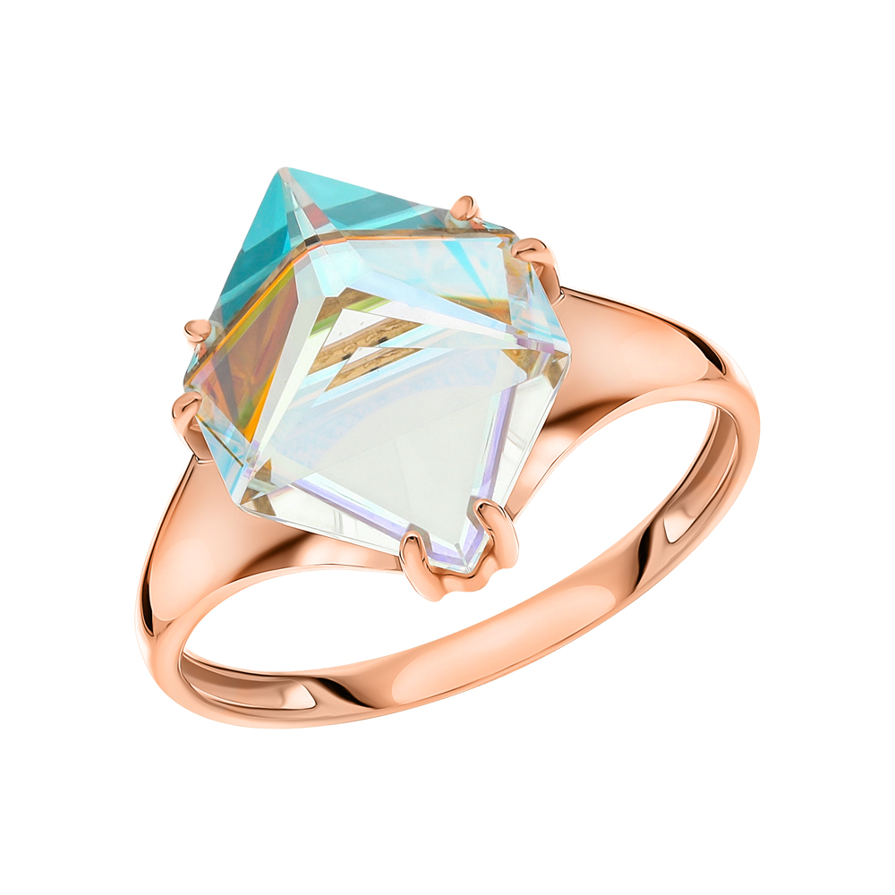 Фото «Золотое кольцо с ювелирными кристаллами»