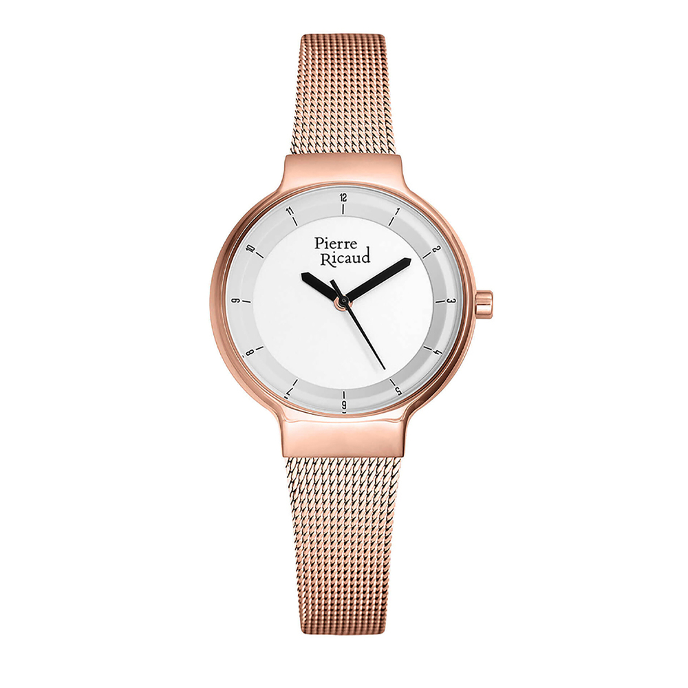 Фото «Женские кварцевые часы P51077.9113Q на стальном браслете с минеральным стеклом»