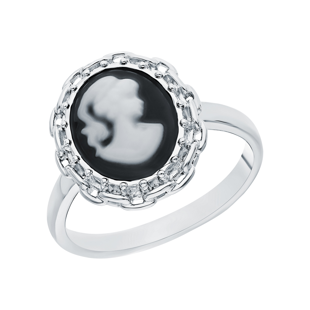 Серебряное кольцо с смолами ювелирными в Новосибирске