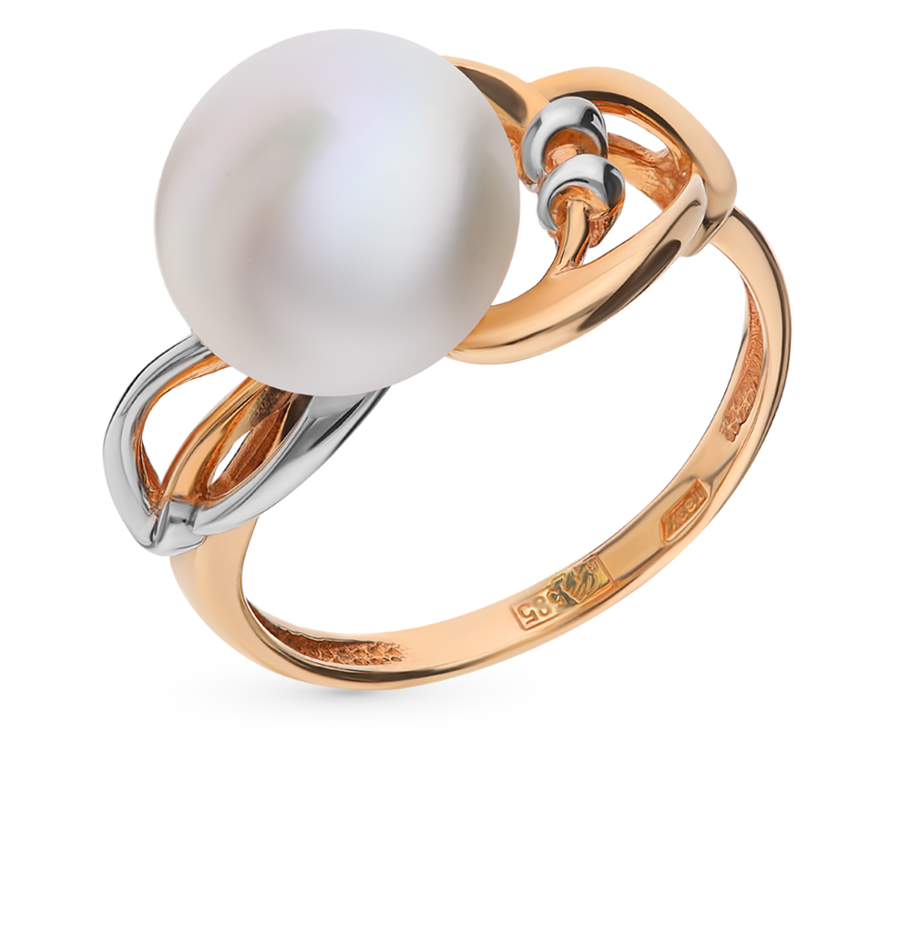 Золотое кольцо с жемчугом в Самаре