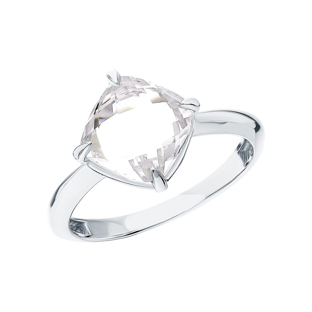 Фото «Серебряное кольцо с горным хрусталем»