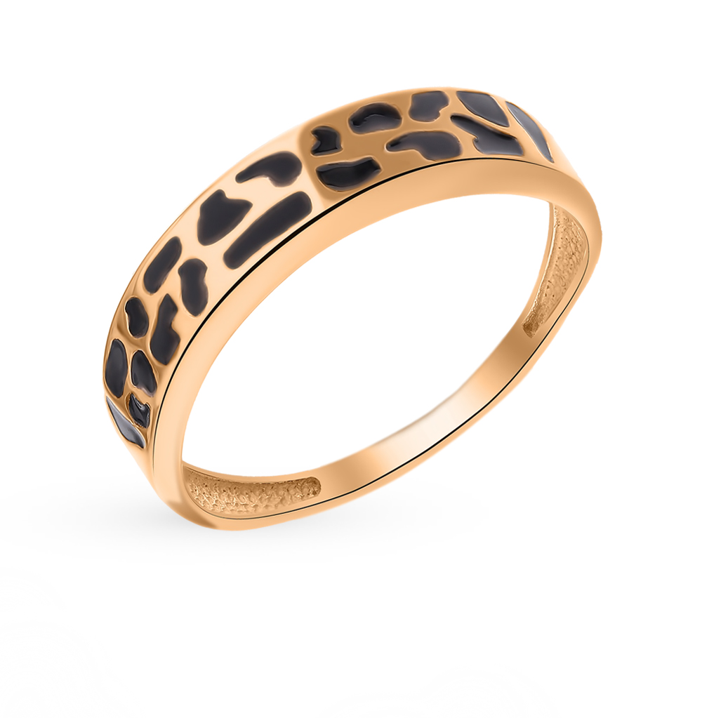 Золотое кольцо с эмалью в Ростовe-на-Дону