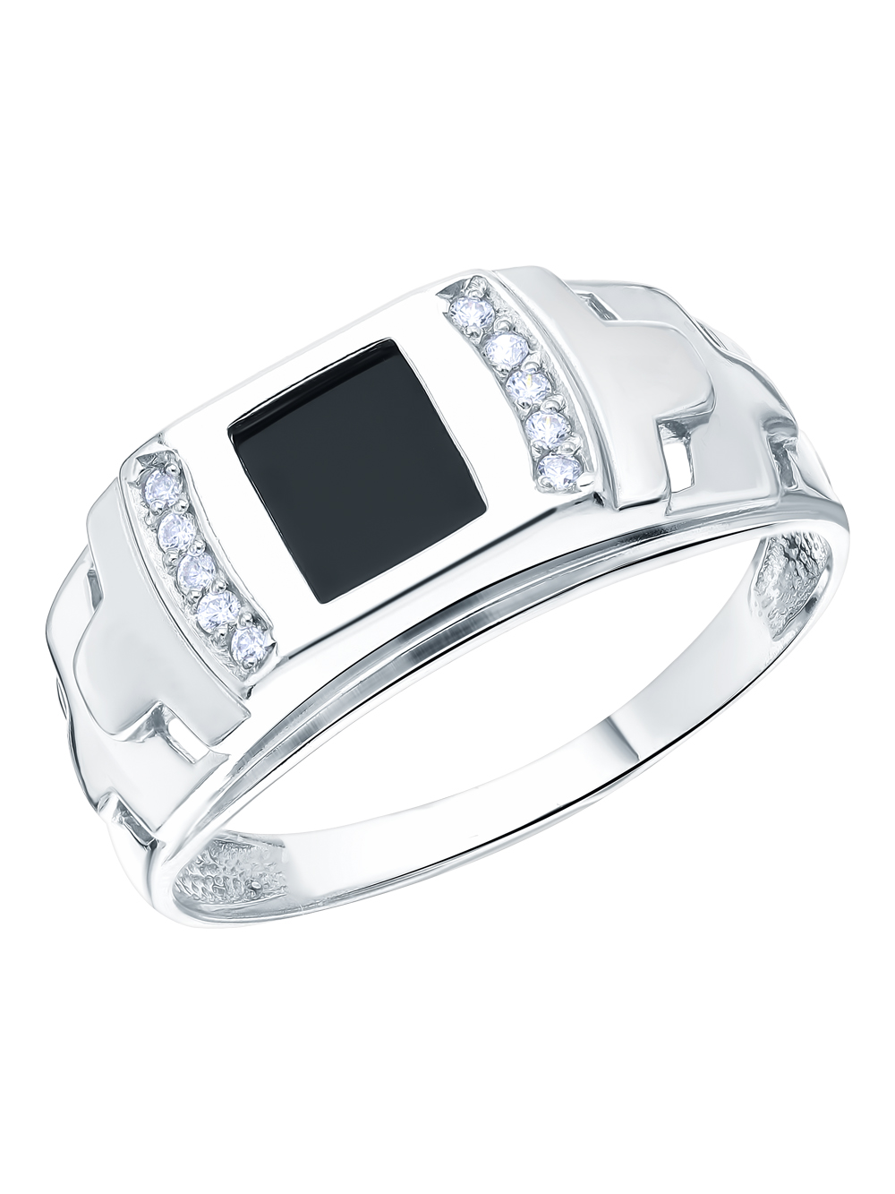 Серебряное кольцо с фианитами в Самаре