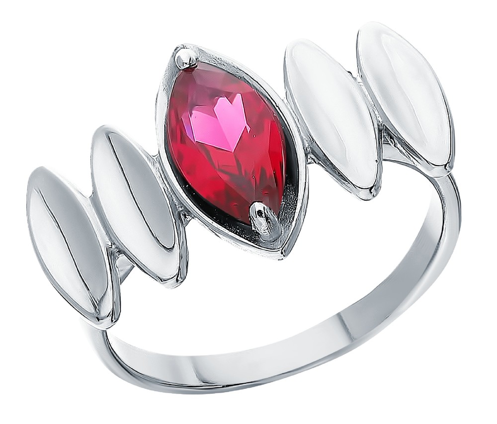 Серебряное кольцо с нанорубеллитами в Самаре