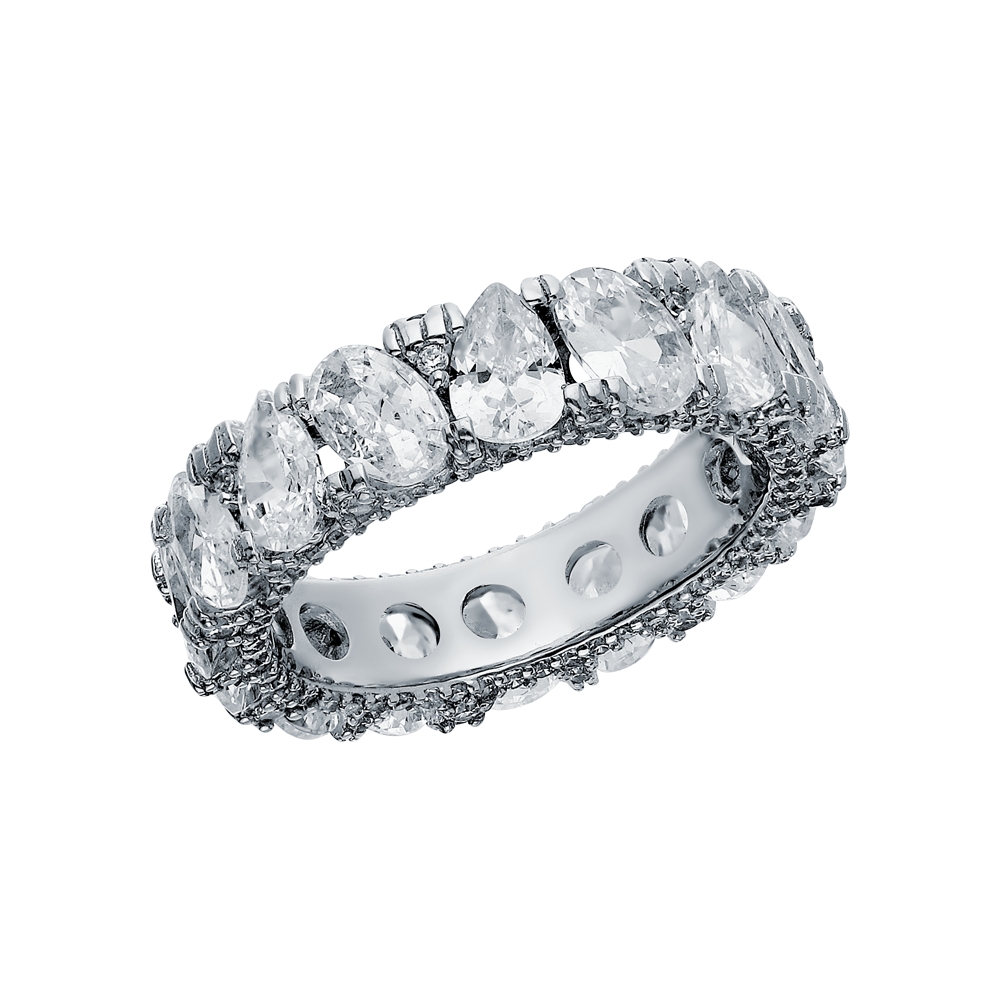 Серебряное кольцо с кубическим цирконием в Краснодаре