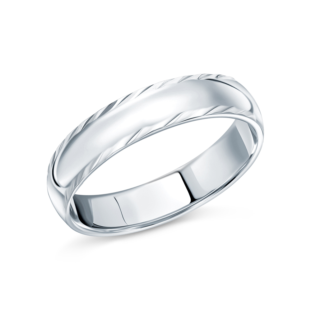 Серебряное обручальное кольцо в Санкт-Петербурге