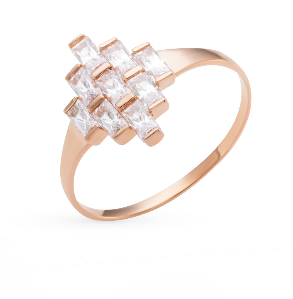 Фото «Золотое кольцо с кристаллами  Swarovski»