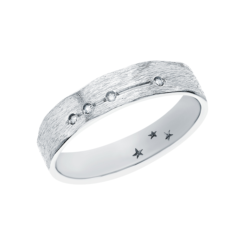 Серебряное кольцо с бриллиантами в Нижнем Новгороде