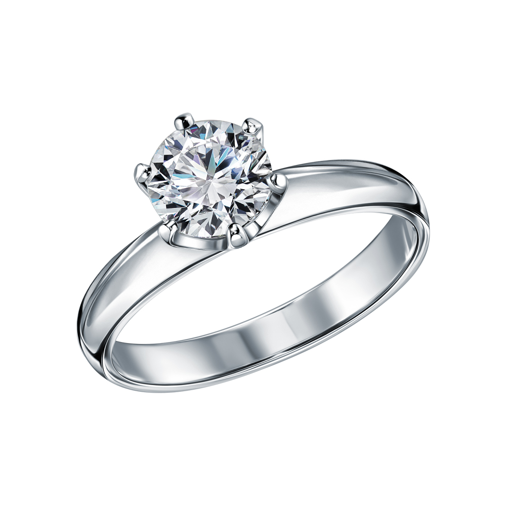 Фото «Платиновое кольцо с бриллиантом»