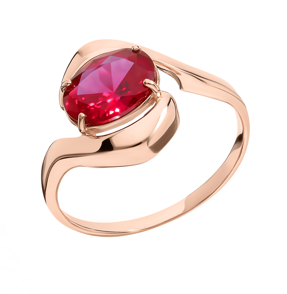 Золотое кольцо с рубином в Екатеринбурге