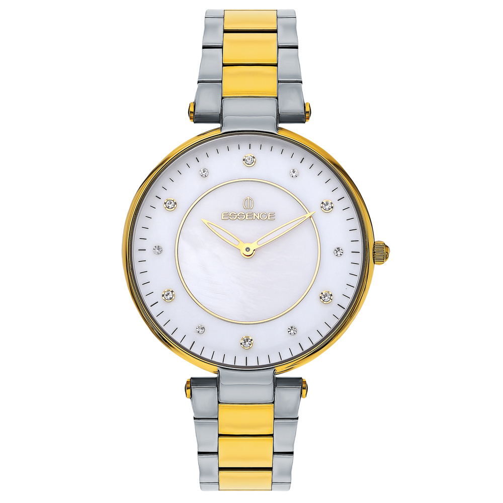 Фото «Женские часы ES6375FE.220 на стальном браслете с частичным PVD покрытием с минеральным стеклом»