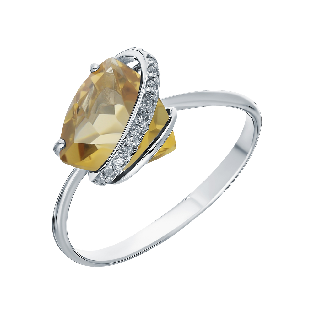 Фото «Серебряное кольцо с цитринами»