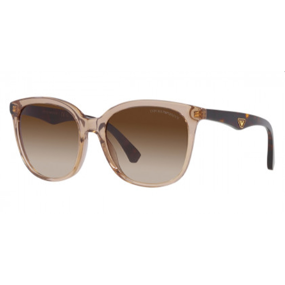 Женские солнцезащитные очки из Италии марки EMPORIO ARMANI из коллекции Square модель 0EA415758501355 в Новосибирск