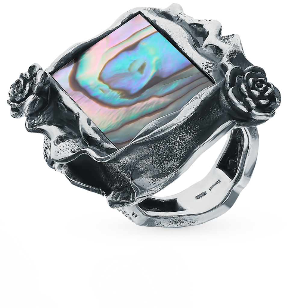 Серебряное кольцо с перламутром в Краснодаре