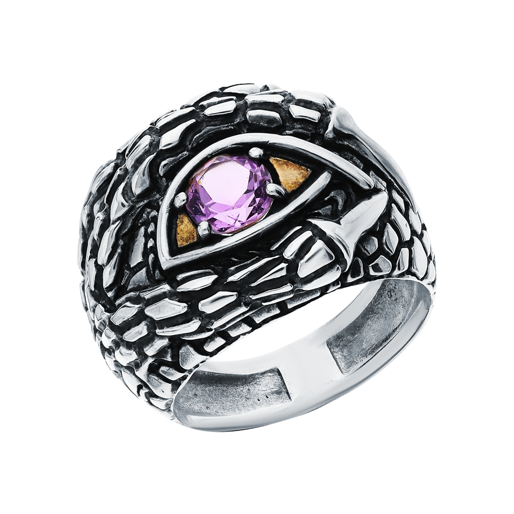Серебряное кольцо с аметистом в Санкт-Петербурге