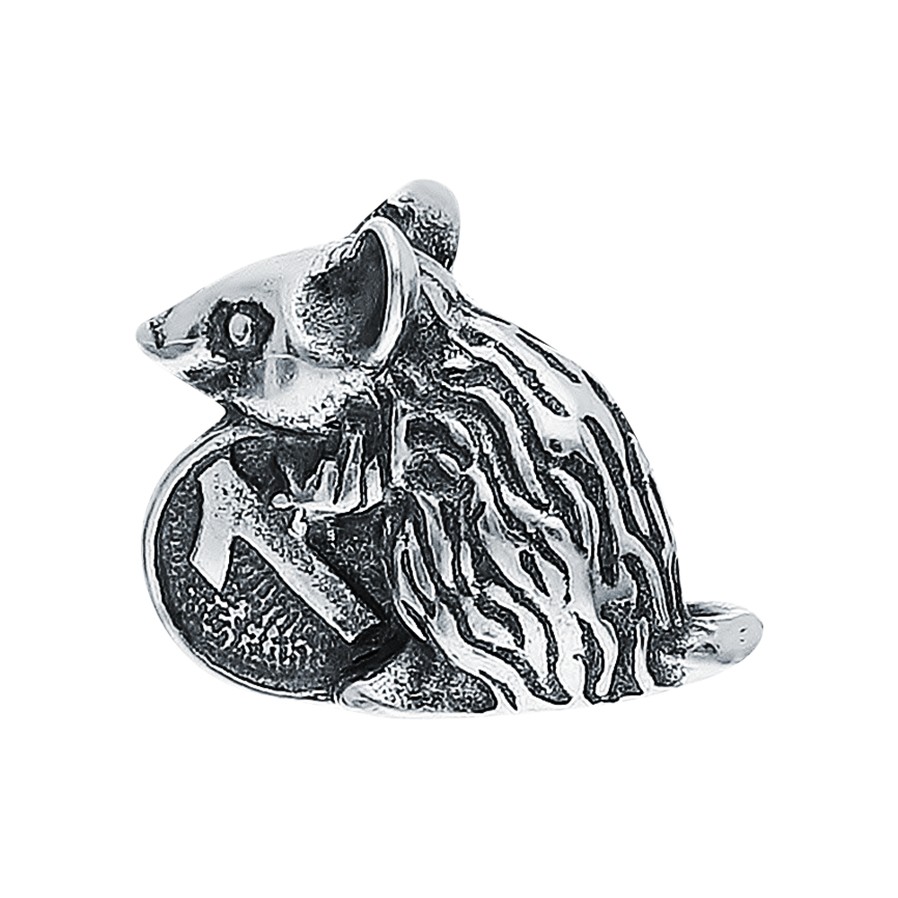 Серебряный сувенир "мышь денежная" в Самаре