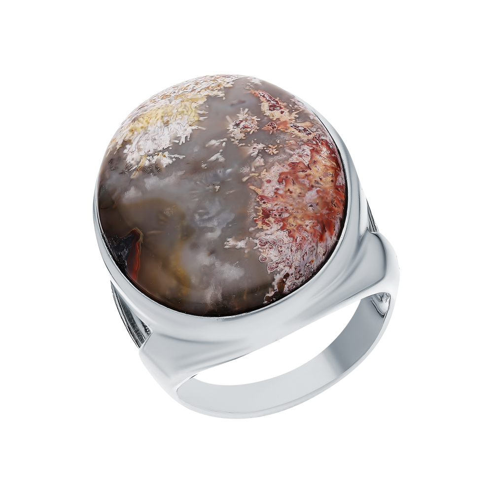 Серебряное кольцо с серафинитами в Самаре