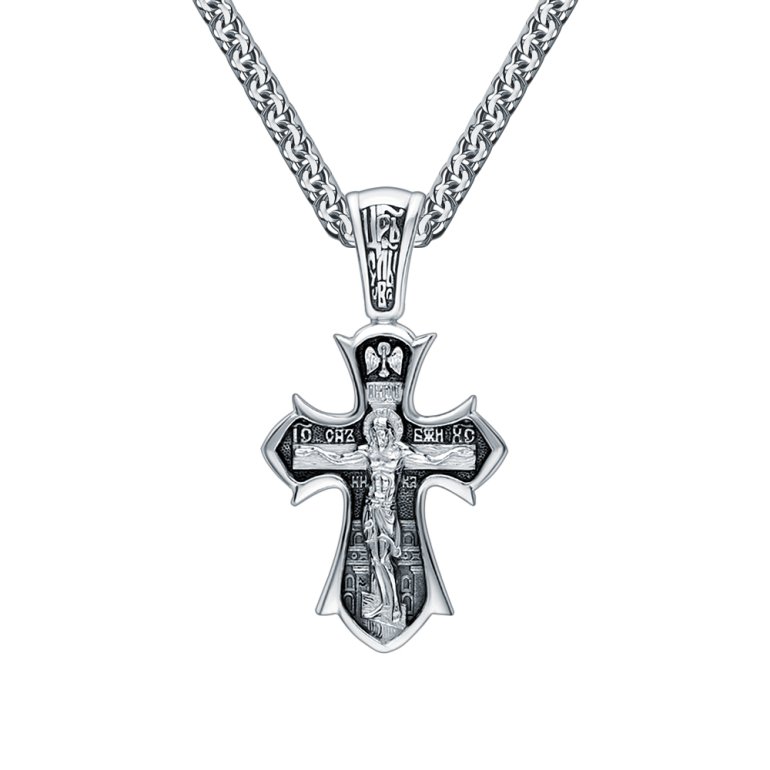 Серебряный крестик